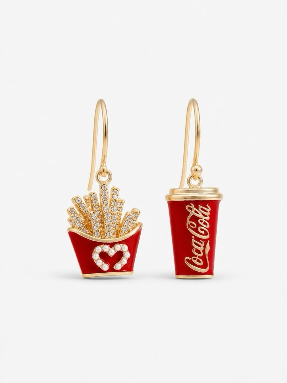 ✨Fry-Day Feeling Asymmetric Foodie
Earrings✨
